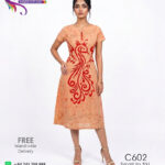 batik frock handmade bathik