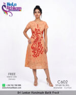 batik frock handmade bathik