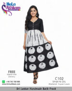 batik frock handmade bathik