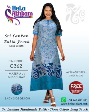 sri lankan batik frocks handmade