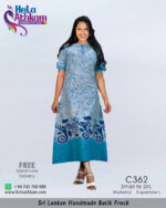 batik frock handmade bathik
