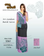 batik_saree_gree_pink_black