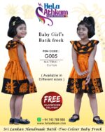 sri lankan batik frocks kids handmade