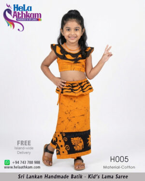batik kids lama saree handmade bathik
