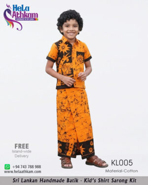 batik kids shirt sarong handmade bathik