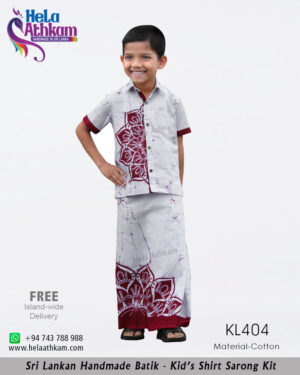 batik kids shirt sarong kit handmade bathik