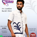 sri lankan batik shirt handmade