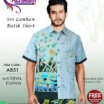 sri lankan batik shirt handmade