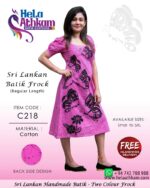 sri lankan batik frocks handmade