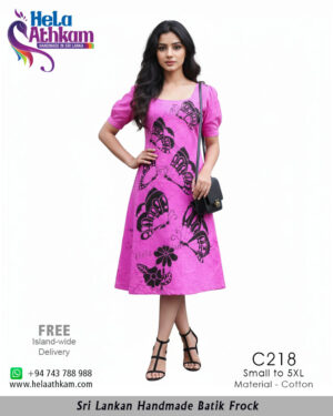 batik frock handmade bathik