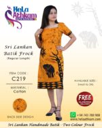 sri lankan batik frocks handmade