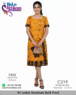 batik frock handmade bathik