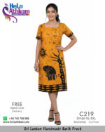 batik frock handmade bathik