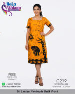 batik frock handmade bathik