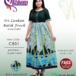 sri lankan batik frocks handmade