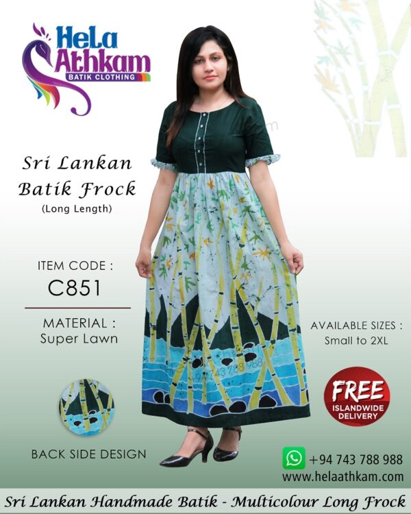 sri lankan batik frocks handmade