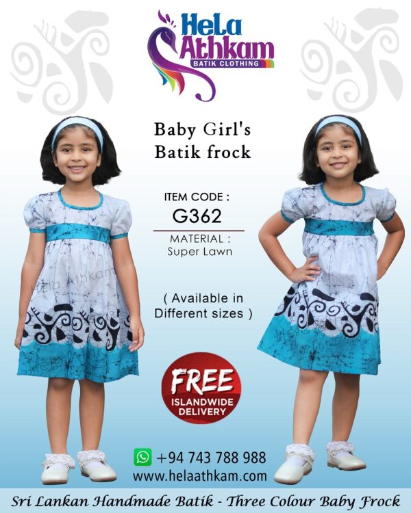 sri lankan batik frocks kids handmade