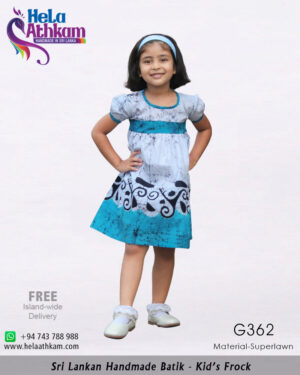 batik kids frock handmade bathik