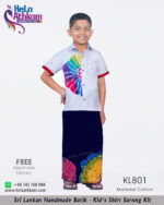 batik kids shirt sarong kit handmade bathik
