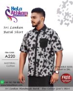 sri lankan batik shirt handmade