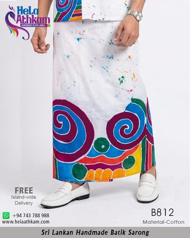 B812 web batik sarong handmade bathik