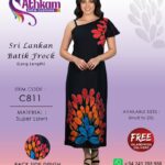batik bathik frock party handmade sri lanka