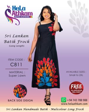 sri lankan batik frocks handmade