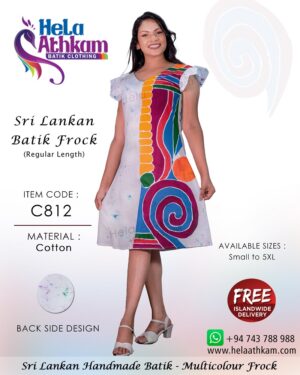 sri lankan batik frocks handmade