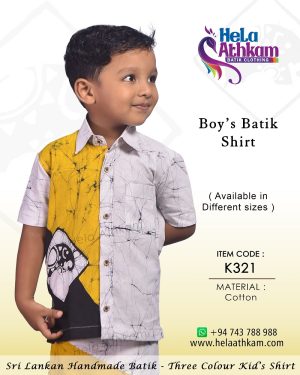 sri_lankan_handmade_batik_kids_shirt_elephant