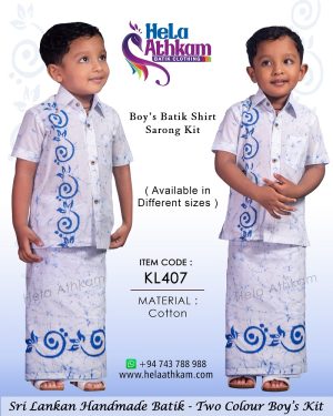 handmade_srilankan_batik_kids_boys_shirt_and_sarong_kit_blue_white