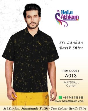 sri_lankan_handmade_batik_shirt_black