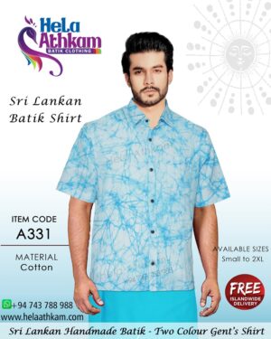 sri lankan batik shirt handmade