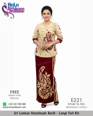 batik lungi kit handmade bathik