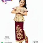 batik kids lama saree handmade bathik