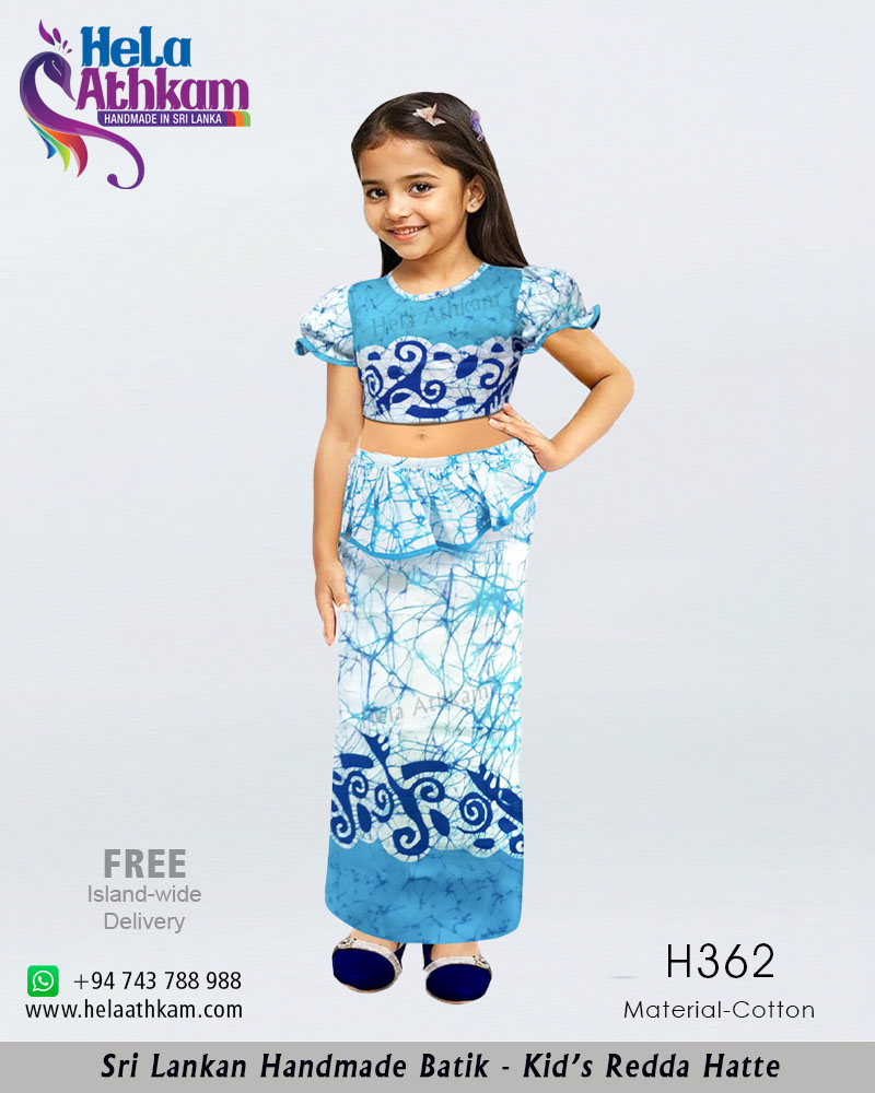 H362 batik kids redda hatte handmade bathik