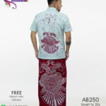 batik shirt & sarong kit handmade bathik