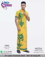 batik shirt & sarong kit handmade bathik