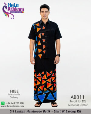 batik shirt & sarong kit handmade bathik