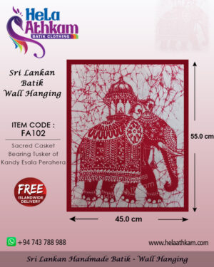 batik wall hangers kandy esala perahera