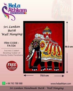 batik wall hanger kandy esala perahera