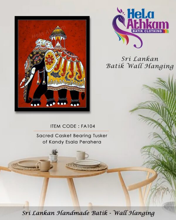 batik wall hanger kandy esala perahera