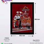 batik wall hanging handmade bathik