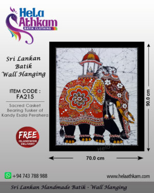 kandy esala perahera tusker bathik