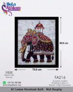 batik wall hanging handmade bathik