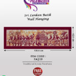 bathik wall hanging perahera