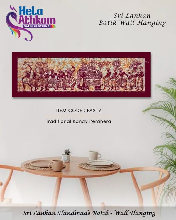 bathik wall hanging perahera