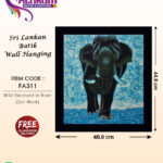 elephant bathik wall hanging