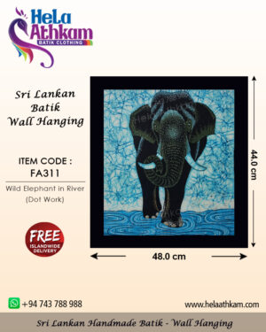 elephant bathik wall hanging