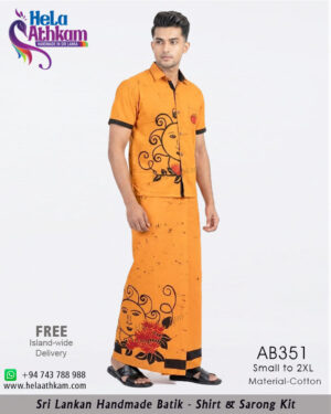 batik shirt & sarong kit handmade bathik