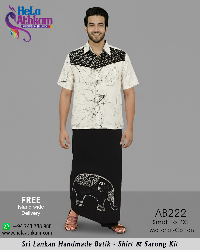 AB222 WEB batik shirt handmade bathik